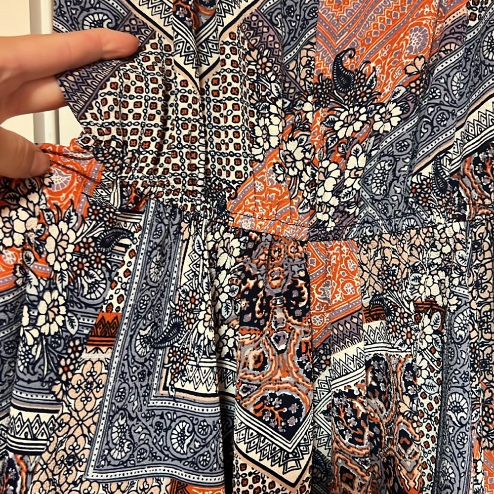 Tile Pattern Handkerchief Sundress - image 4